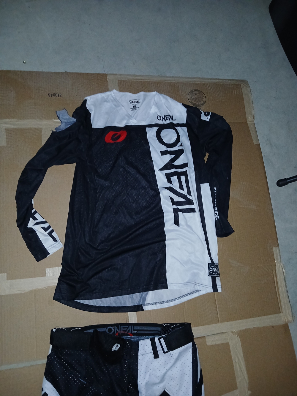 O'Neal Black and White Motocross Jersey